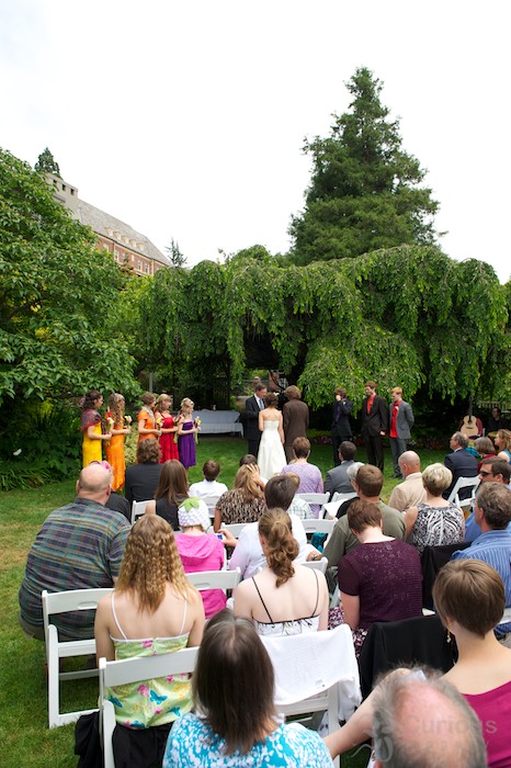wedding in parsons garden seattle