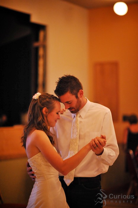 Patrick and Bethany's first dance.